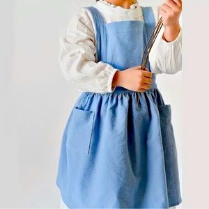 Cute Linen Apron For Kid